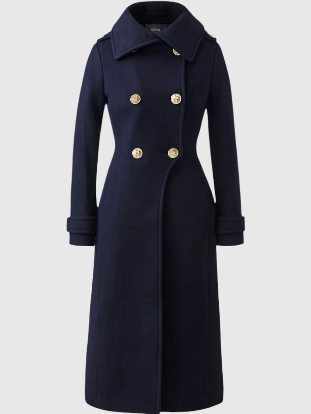 MACKAGE ELODIE NAVY M - BRAND NEW LADIES WOOL COAT